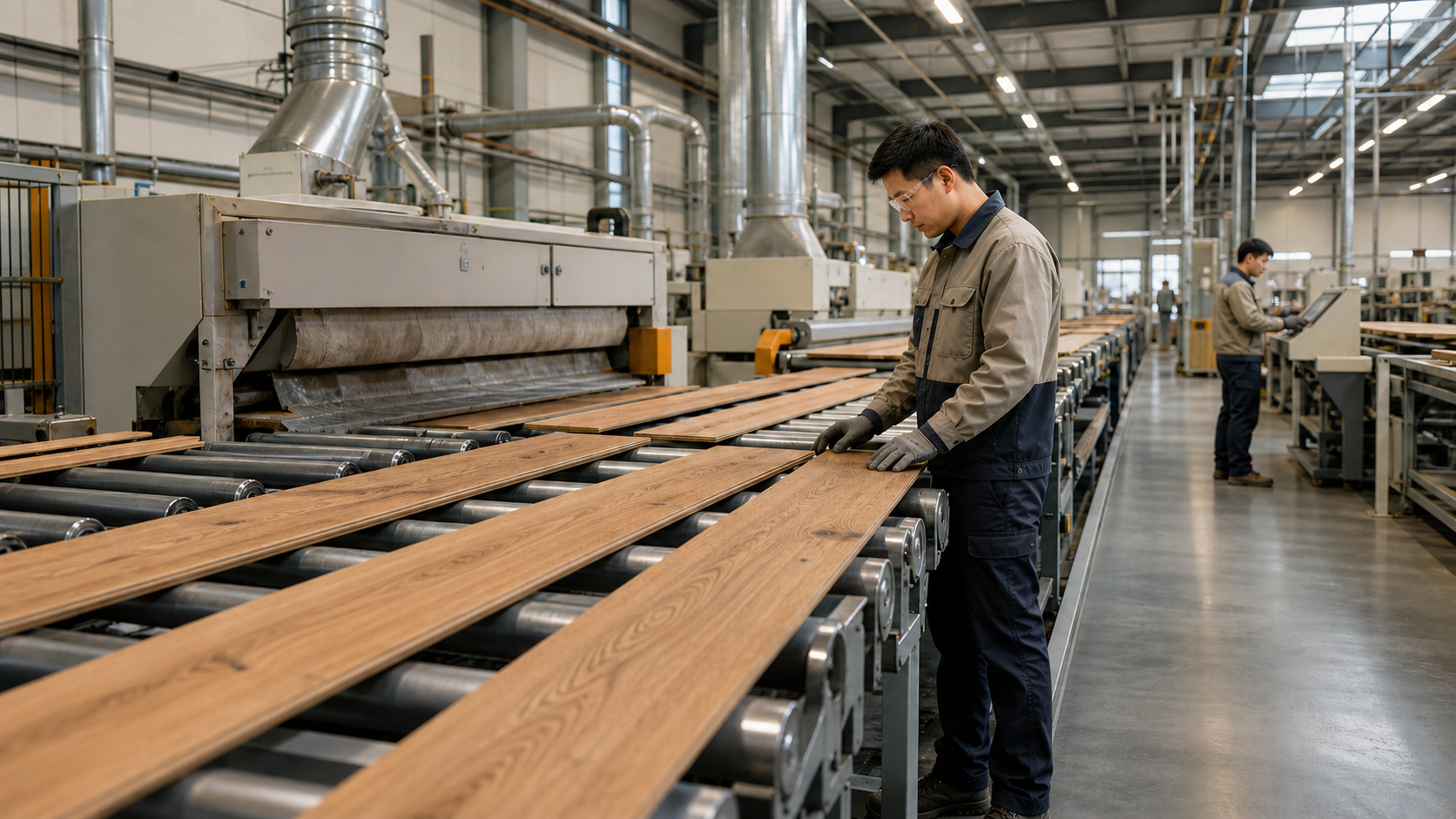 Factory workers