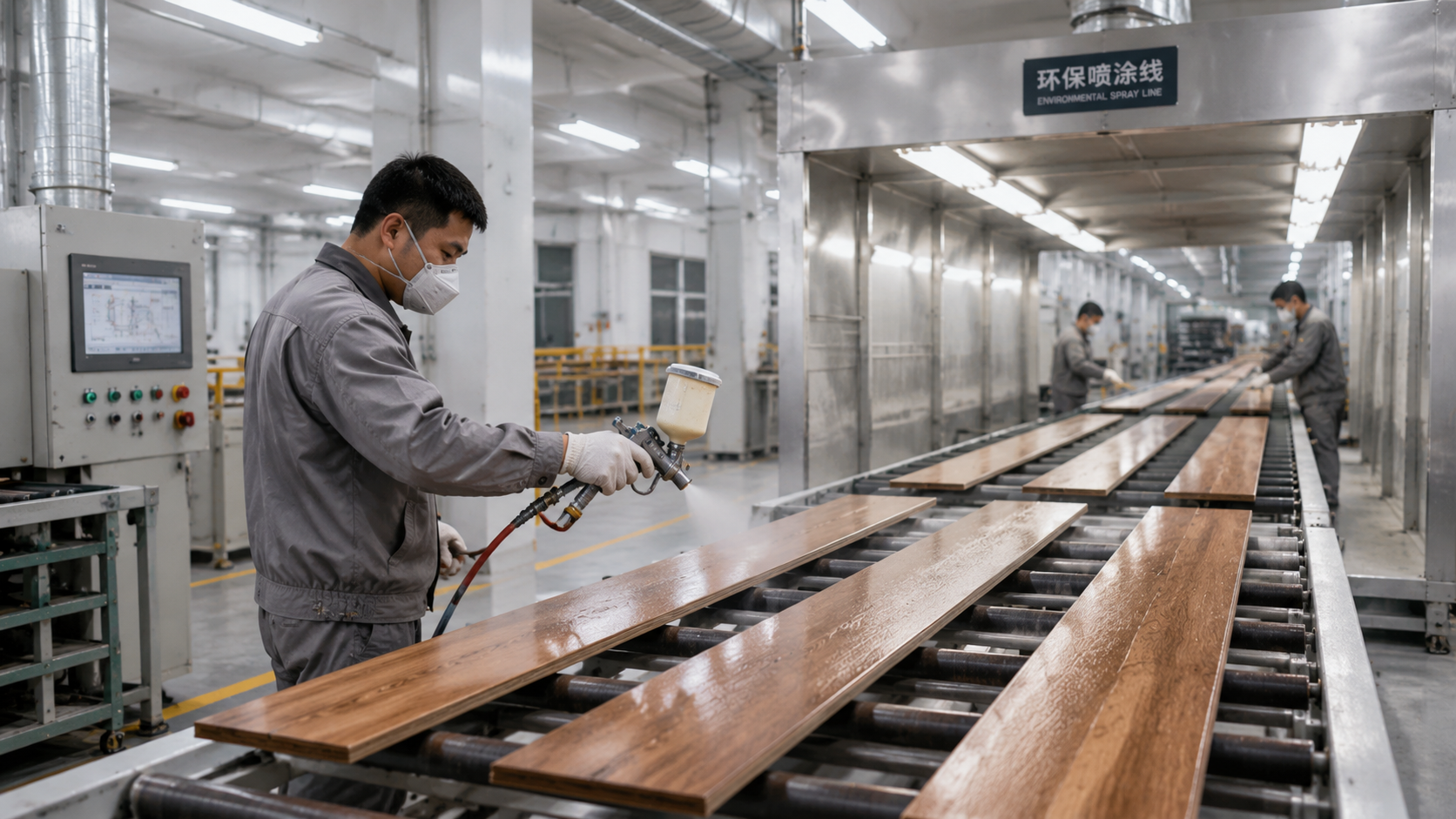 Factory workers